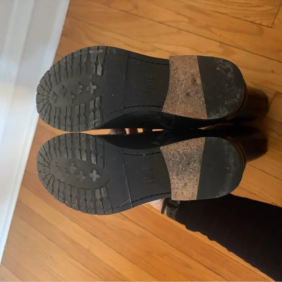 Frye Melissa Black Lace Up Boots - Picture 6 of 6